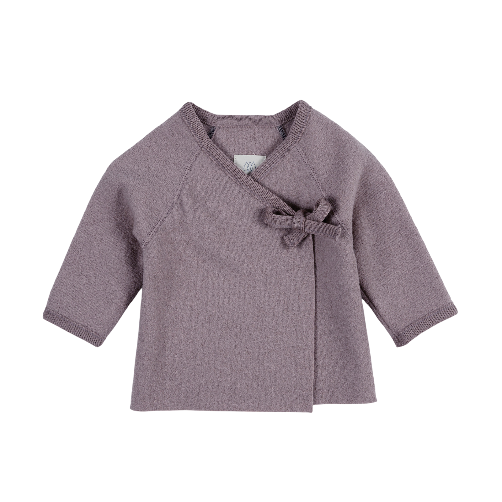 Baby Wollwalk-Jacke Schurwolle mauve