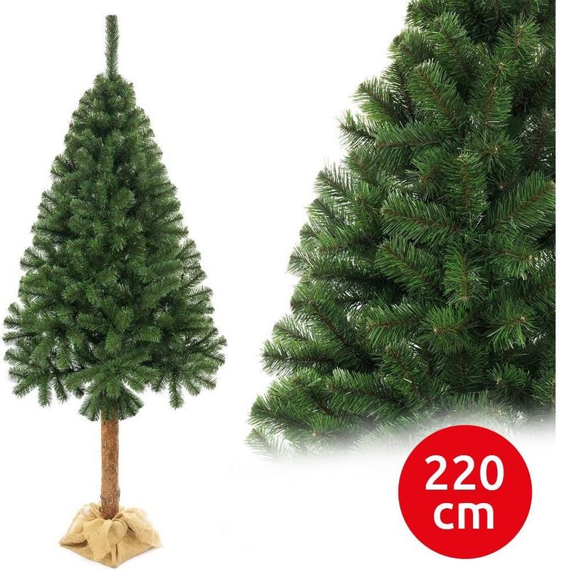 Kerstboom op stam - Kunstkerstboom - 220 cm - Spar - Inclusief Standaard