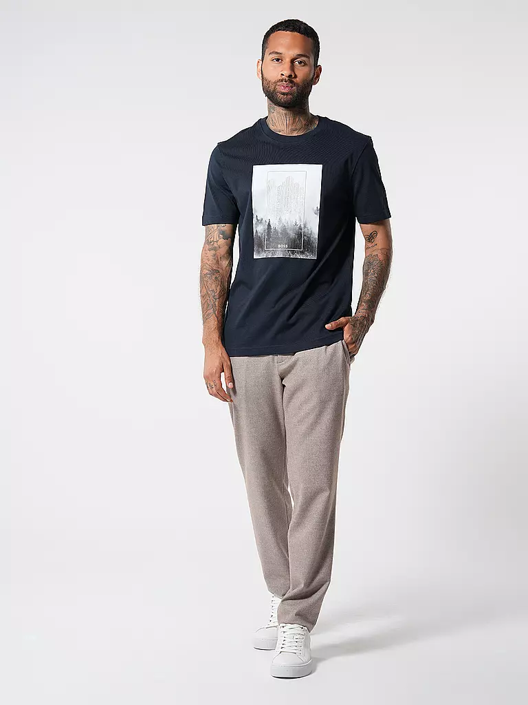 BOSS T-Shirt TE-FOREST blau