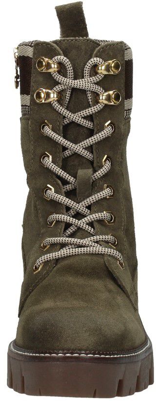 Tamaris Veterschoenen Hak groen