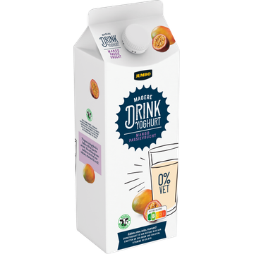 Jumbo Magere Drinkyoghurt Mango Passievrucht 0% Vet 1,5 L