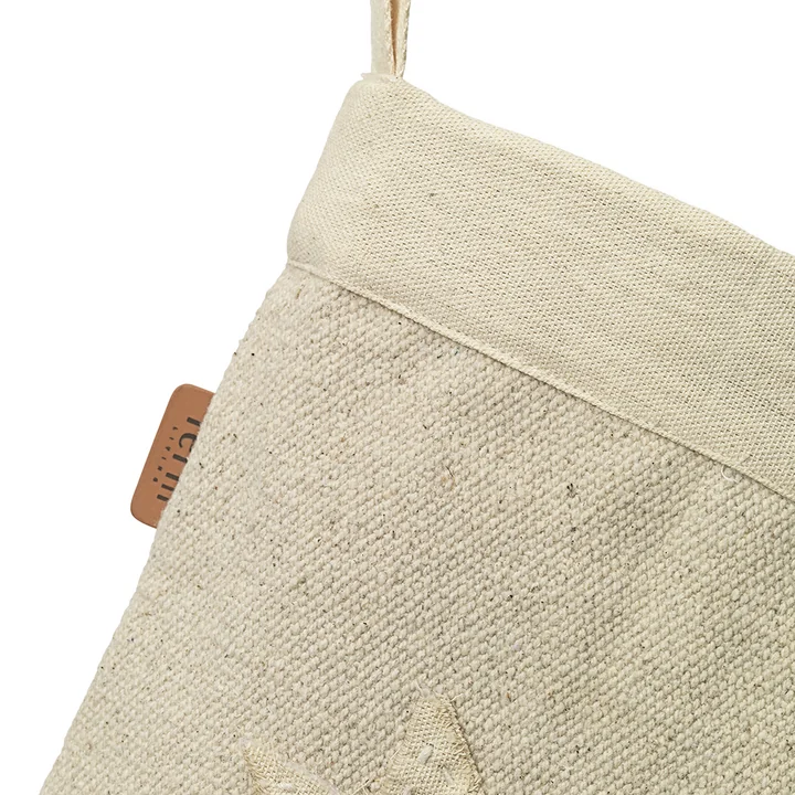 Ferm Living - Vela Weihnachtsstrumpf, natur