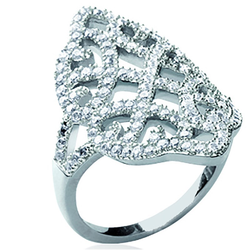 Bague Femme - Argent 925 - Oxyde de zirconium