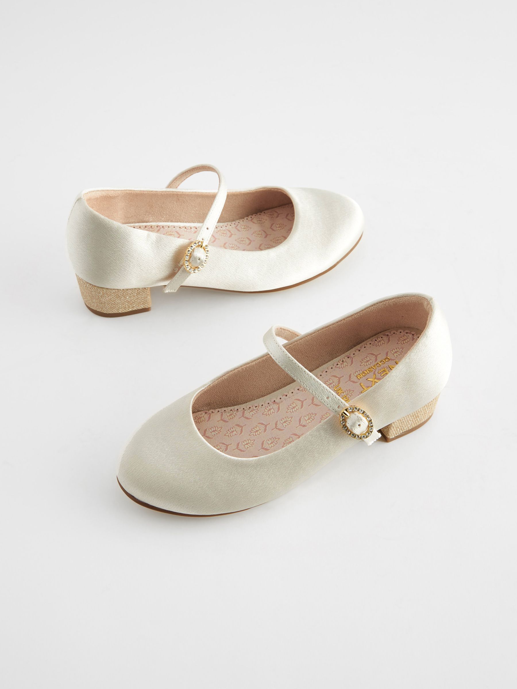 Ivoor - Mary Jane bloemenmeisjes hakschoenen