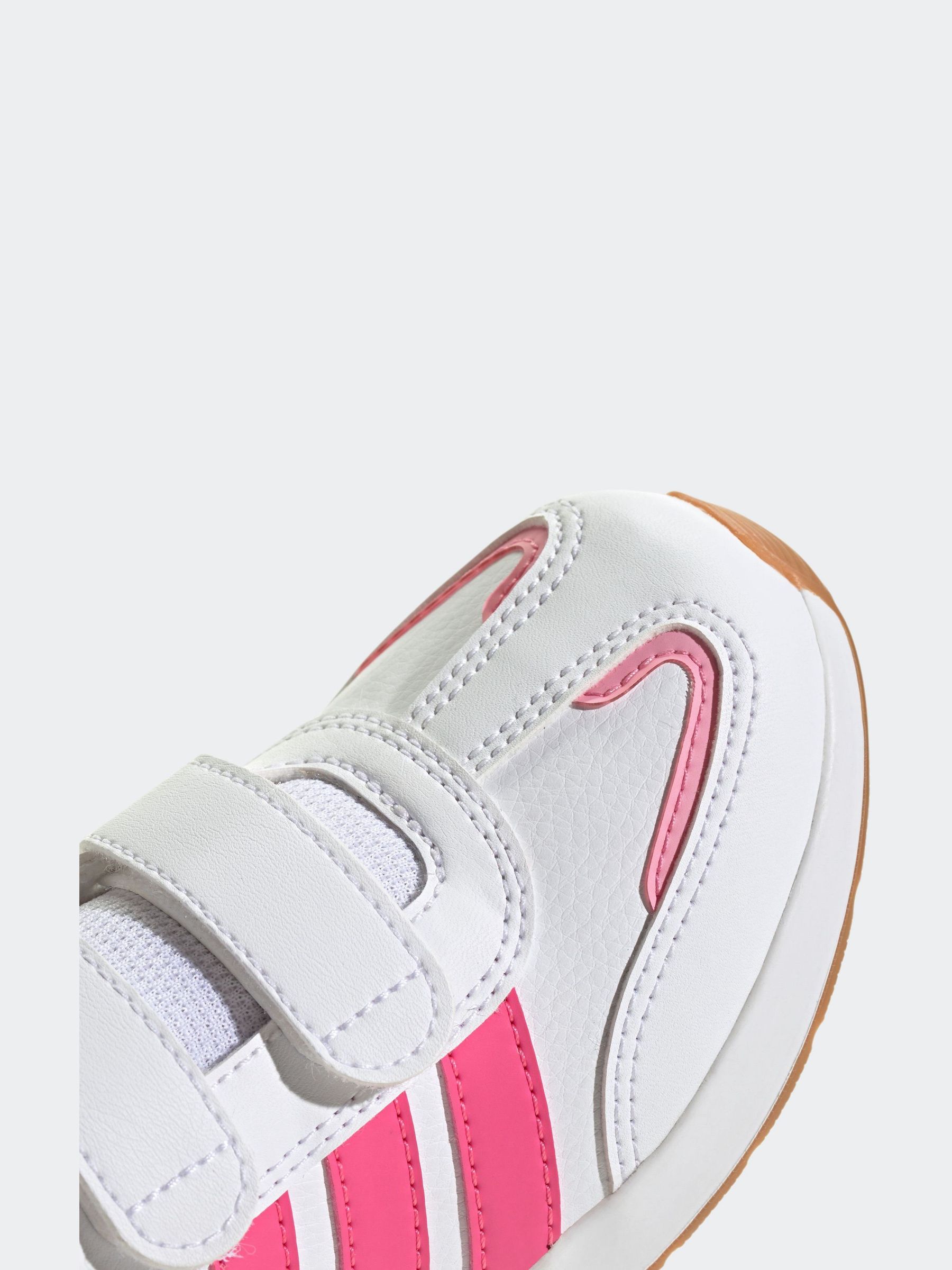 Roze/wit - adidas Tensaur Switch Hook and Loop Kids Trainers