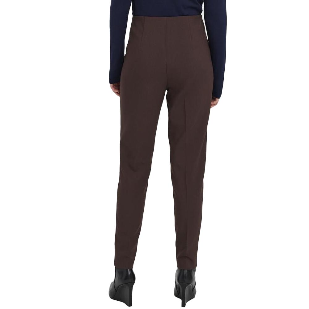 Vero Moda Pantalon Taille Haute Marron Femme Vero Moda Sandy