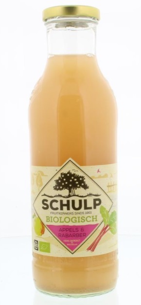 Schulp Appel & rabarbersap bio 750ml