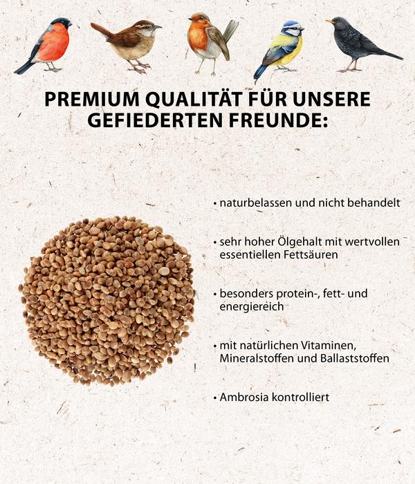 Dehner Natura Premium Wildvogelfutter Hanfsaat