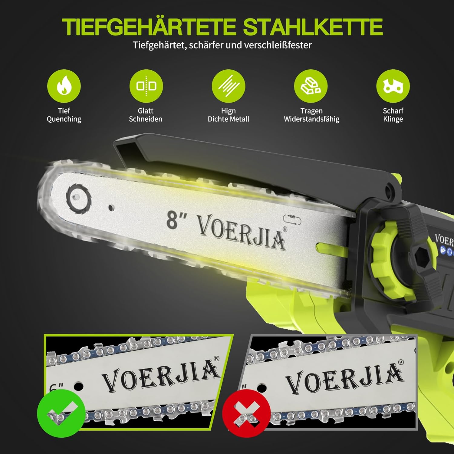 2-in-1 Hochentaster Kettensäge, 6