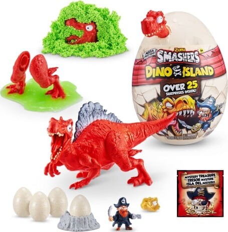 Zuru Smashers - Dino Island Dinosaur Æg Med 25+ Overraskelser - Series 5