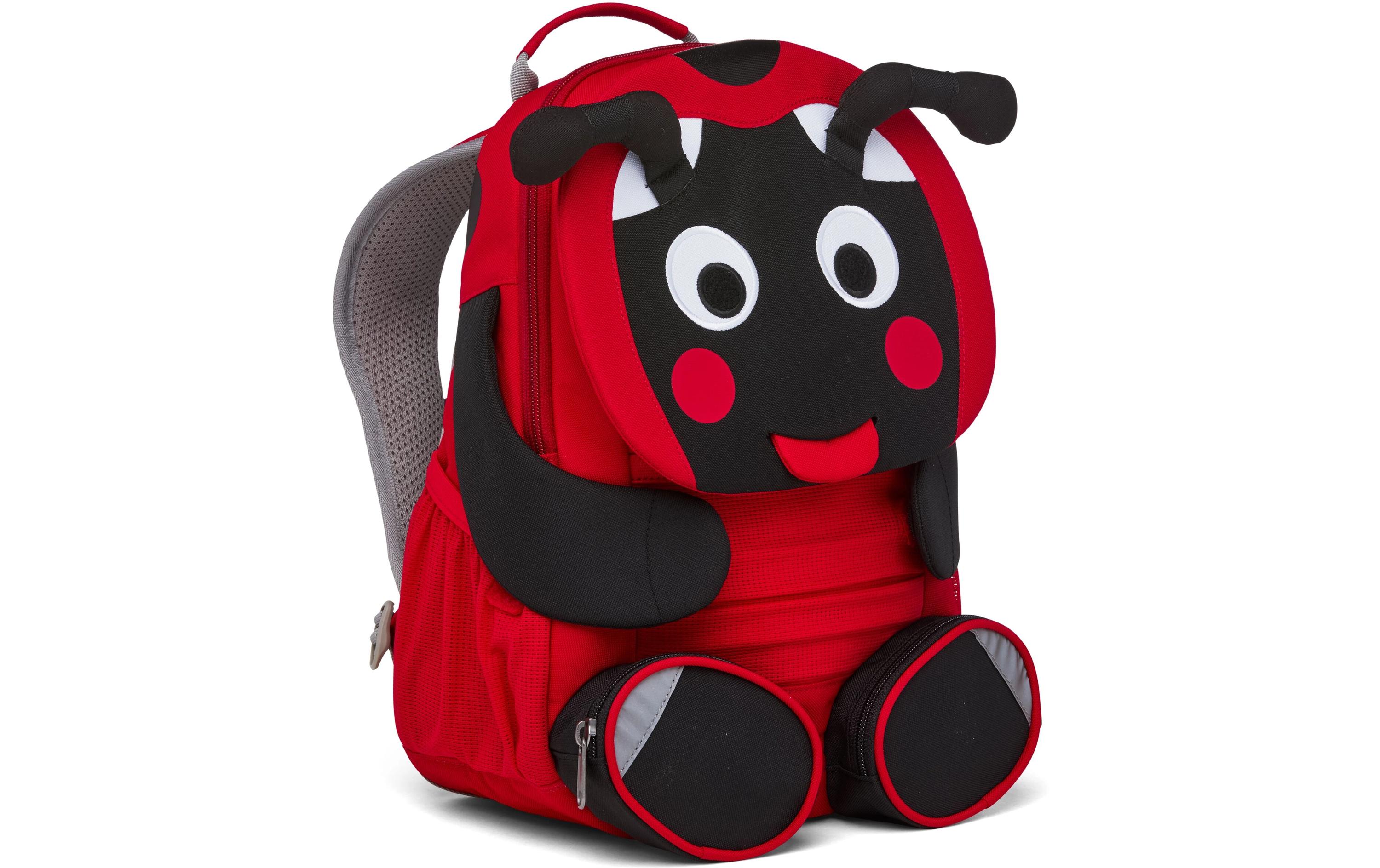 Rucksack Grosser Freund Marienkäfer 8 lKinderrucksack mit farbigen Druckpunkten an der Brustgurtschnalle