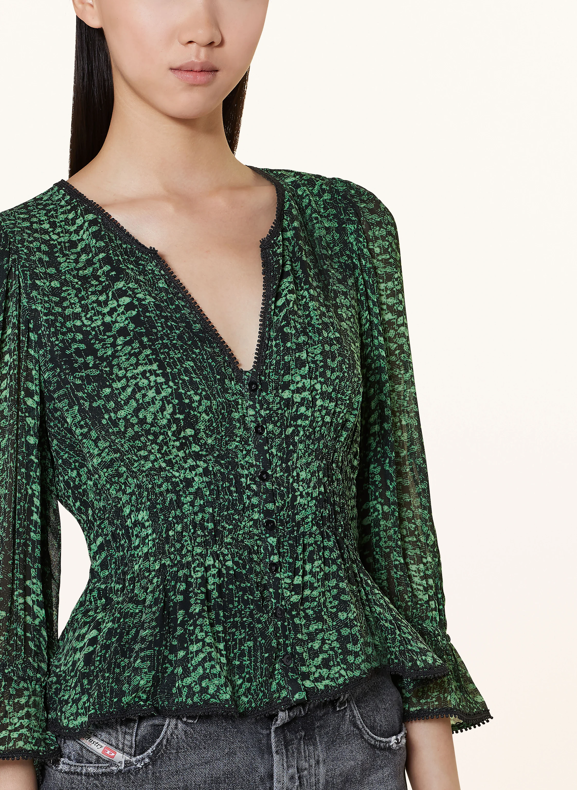 ba&sh Bluse CHILI mit Spitze
