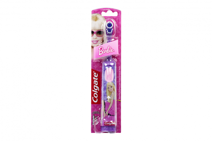 Brosse à dents enfants à piles extra souple barbie