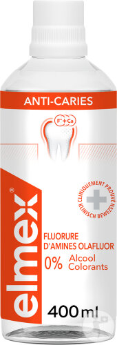 Elmex Anti-Caries Bain De Bouche 0% Alcool Flacon 400ml
