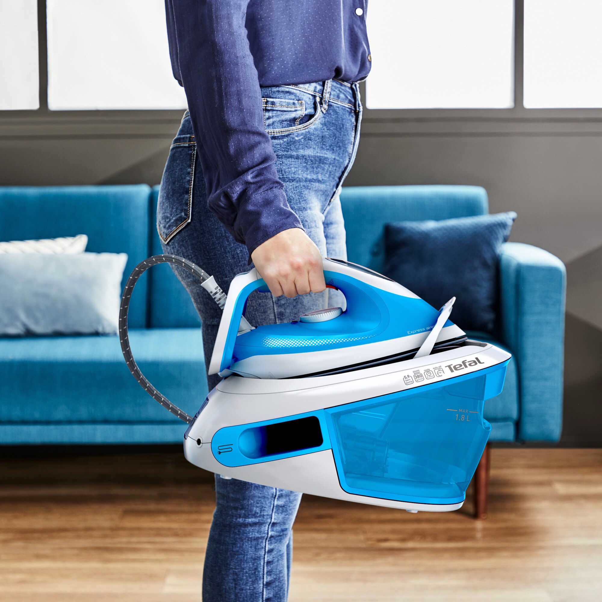 Tefal Dampfbügelstation Express Airglide SV 8002