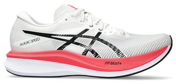 Chaussures Running Asics Magic Speed 3 Blanc/Noir/Rouge Homme