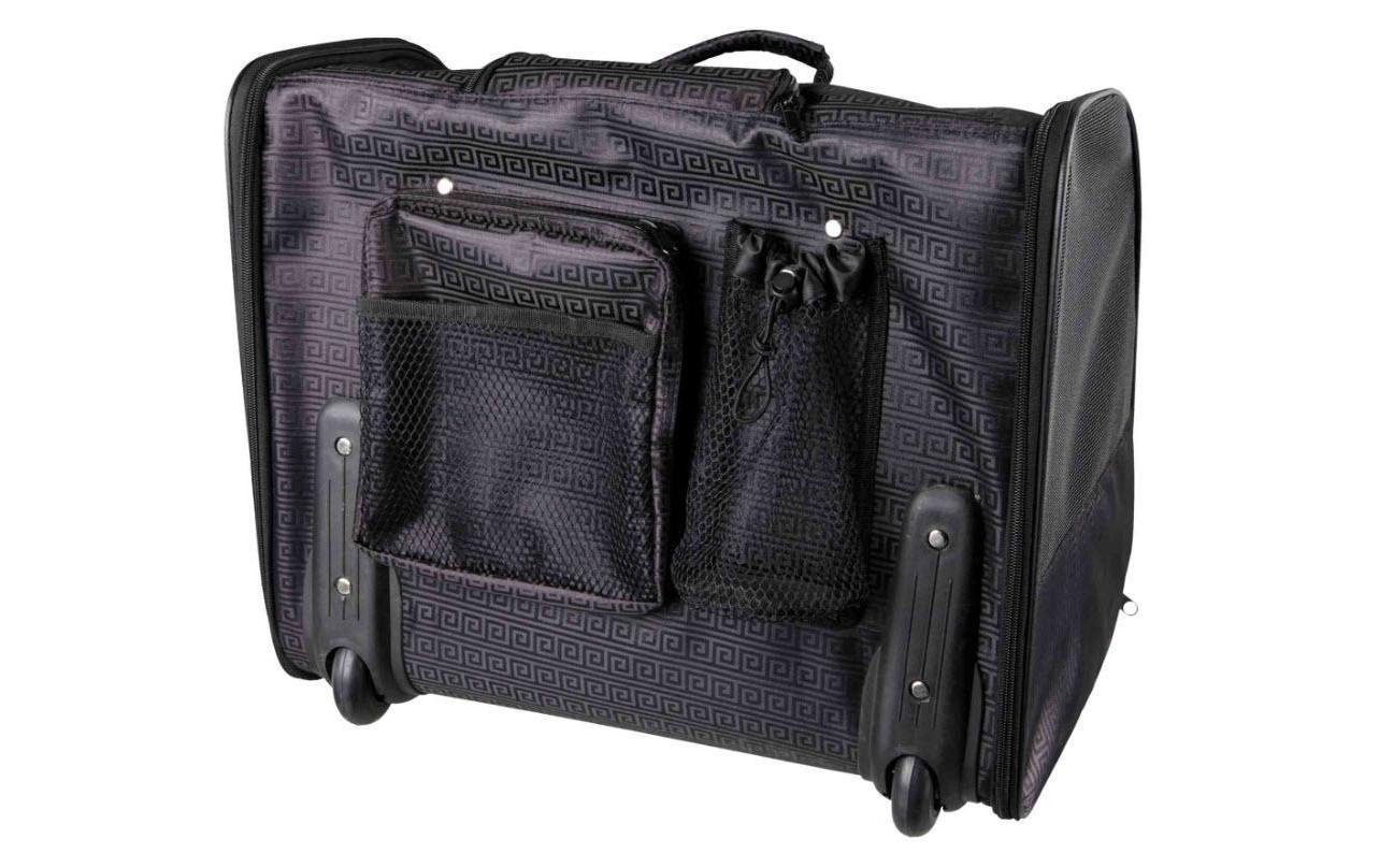 Tiertransport-Tasche Trolley EleganceTrolley, Schwarz