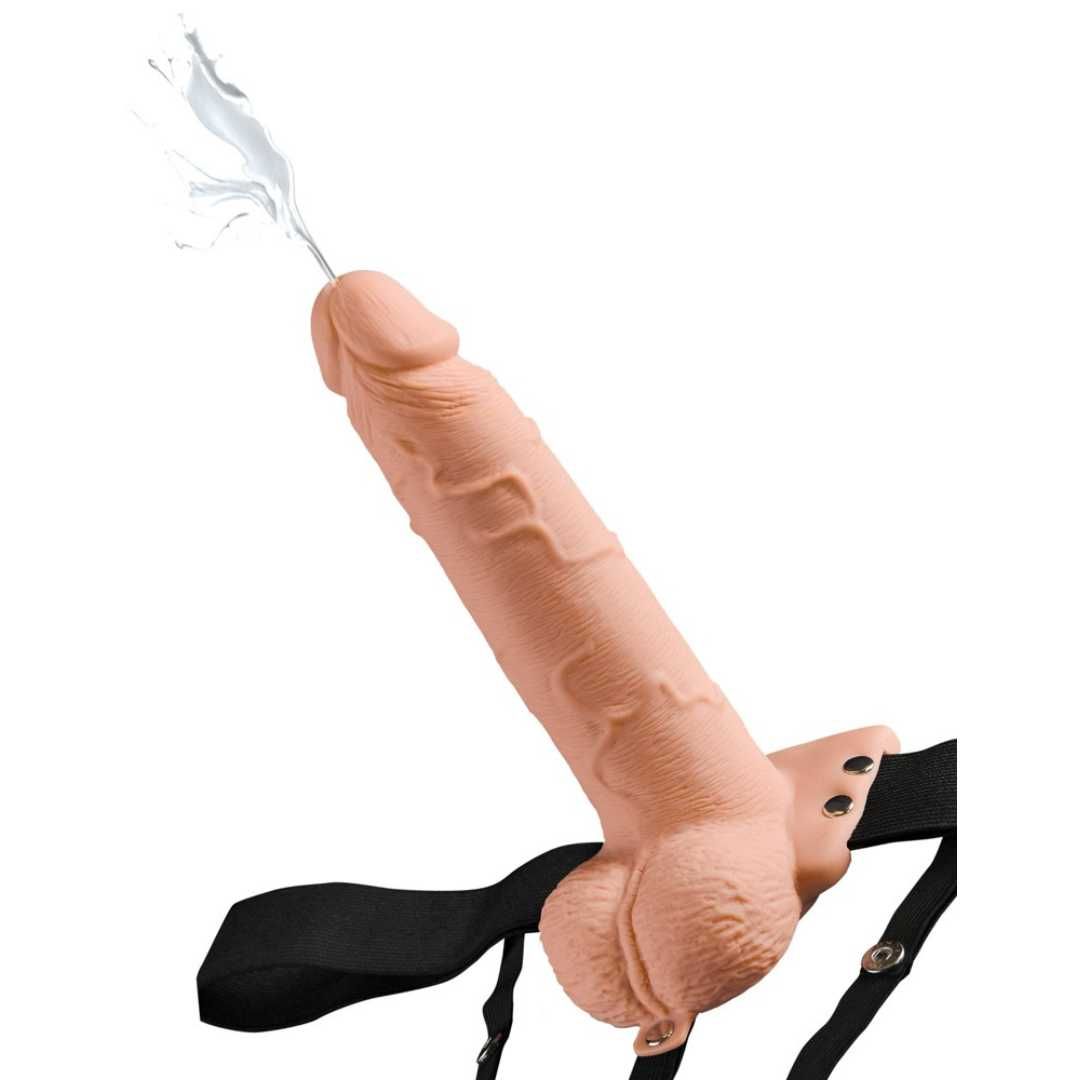 Umschnalldildo mit Spritz-Funktion, Fetish Fantasy Series