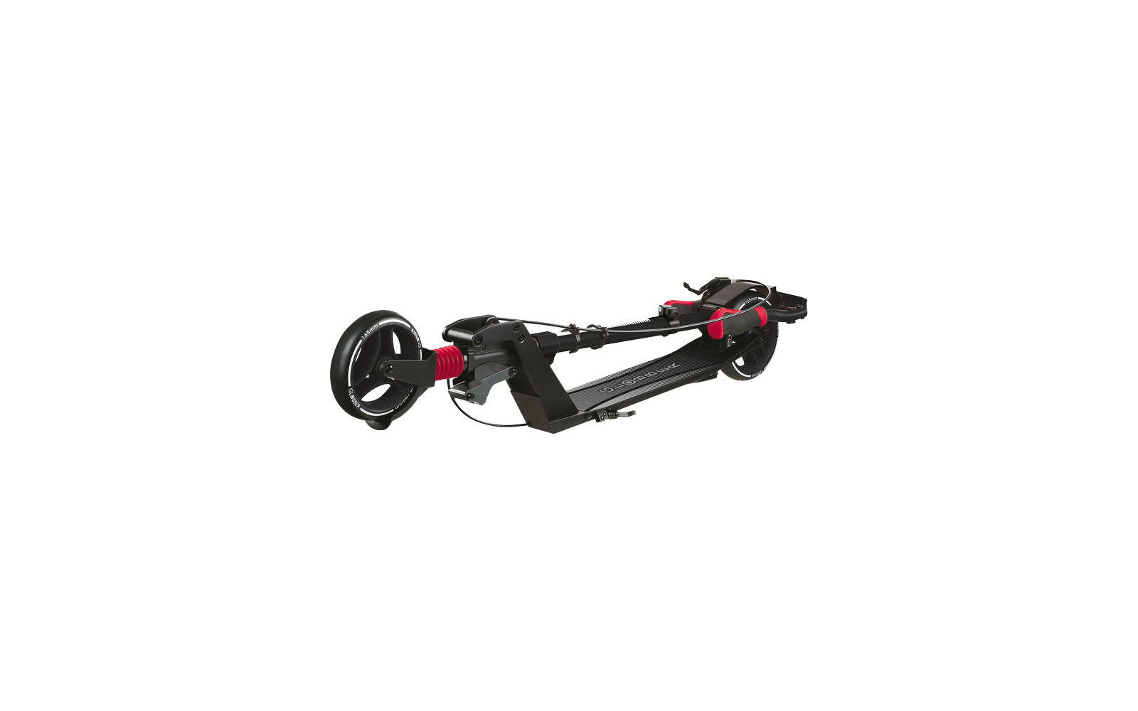 Globber One K 165 klappbarer Scooter mit Handbremse Silber