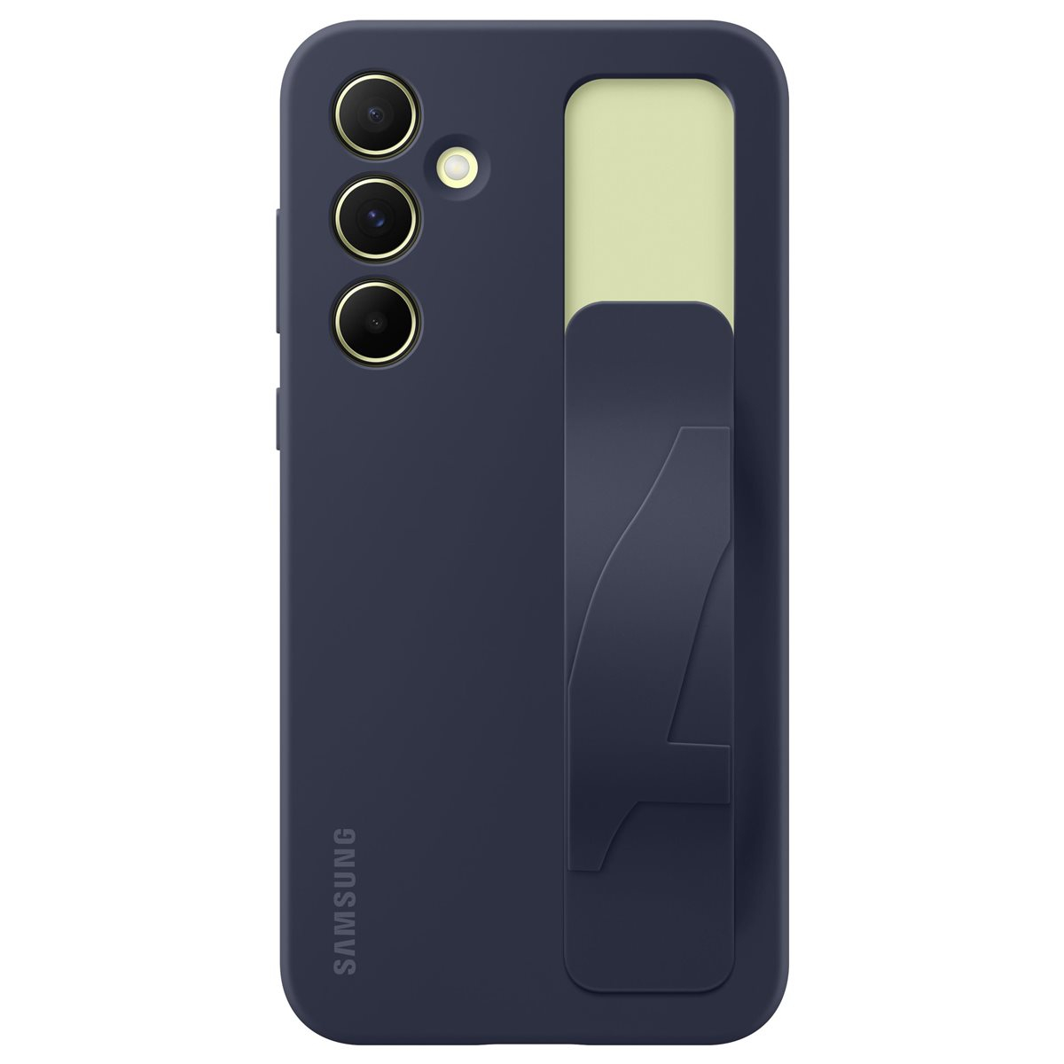 Galaxy A55 Silikon Grip Cover Hülle (EF-GA556TBEGWW) - Blue Black (Dunkelblau)