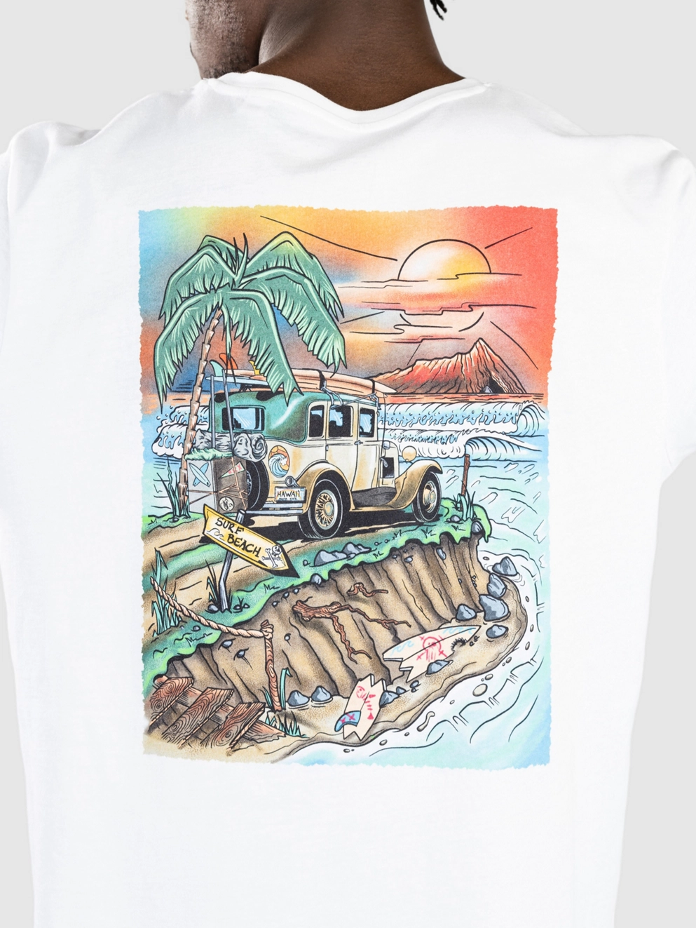 Blue Tomato Island Sundown T-Shirt white