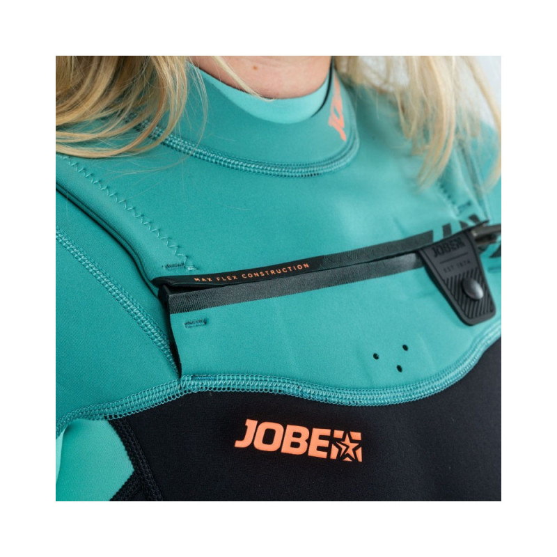 COMBINAISON FEMME JOBE SOFIA 3/2 FRONTZIP TEAL