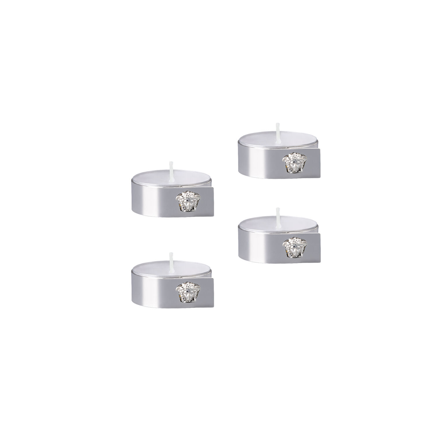 Medusa Silver Set 4 Tischlichter