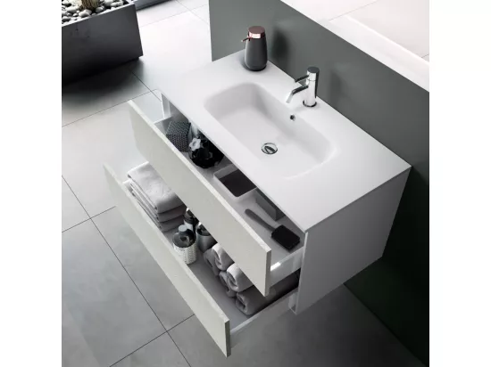 Ensemble de salle de bain 4 pièces IGEA havane pierre