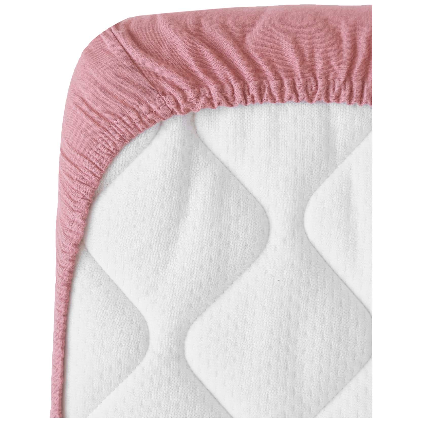 Prénatal wieg hoeslaken roze
