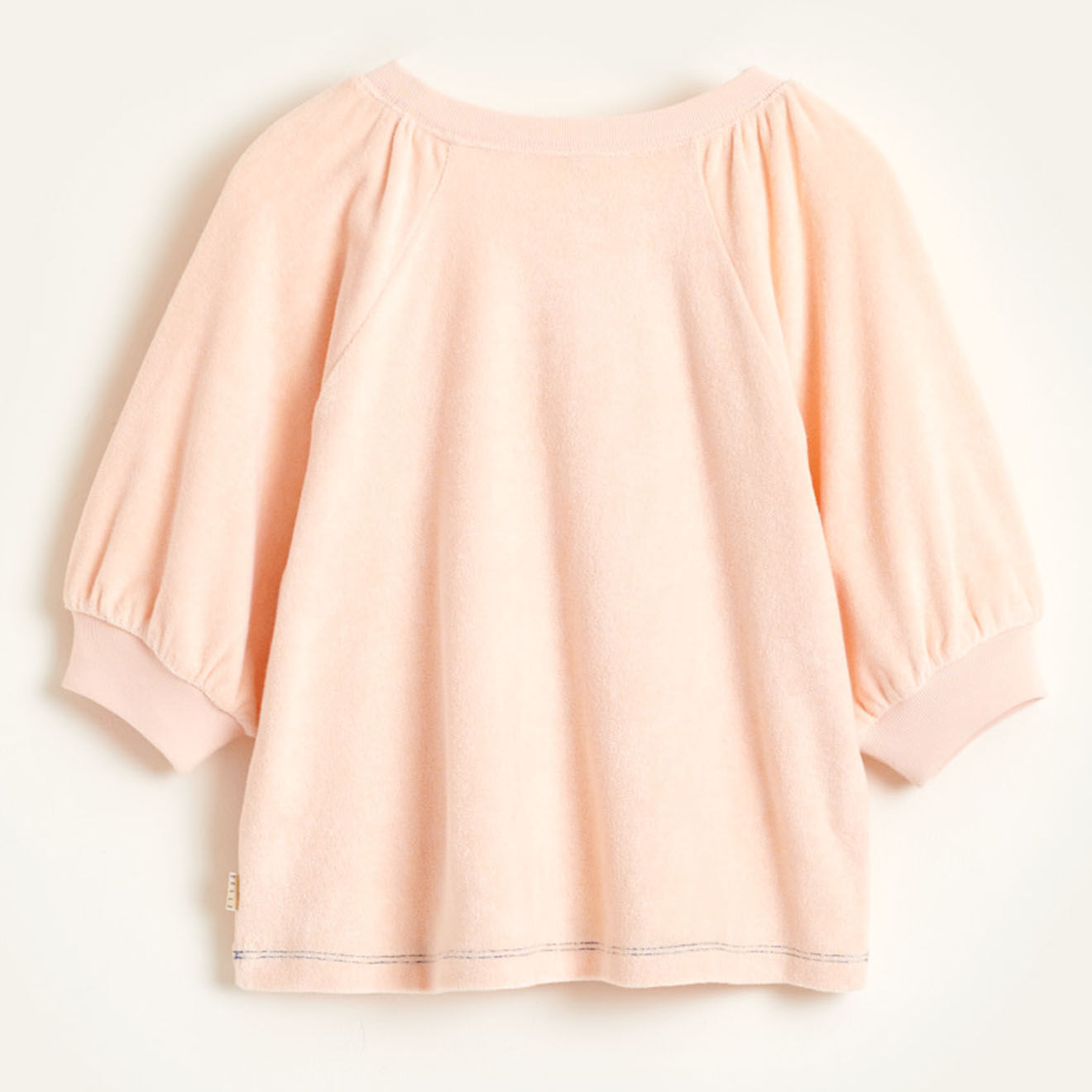 Bellerose Sweat Moni en Coton éponge rose pâle