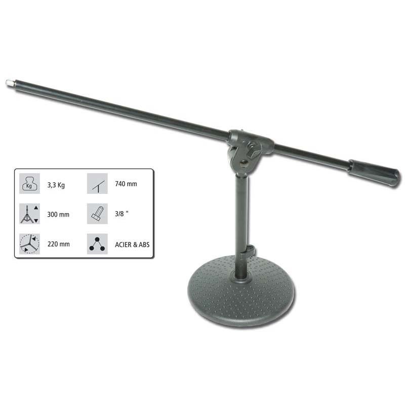 Hilec TMIC-20 tafel microfoonstatief 3/8