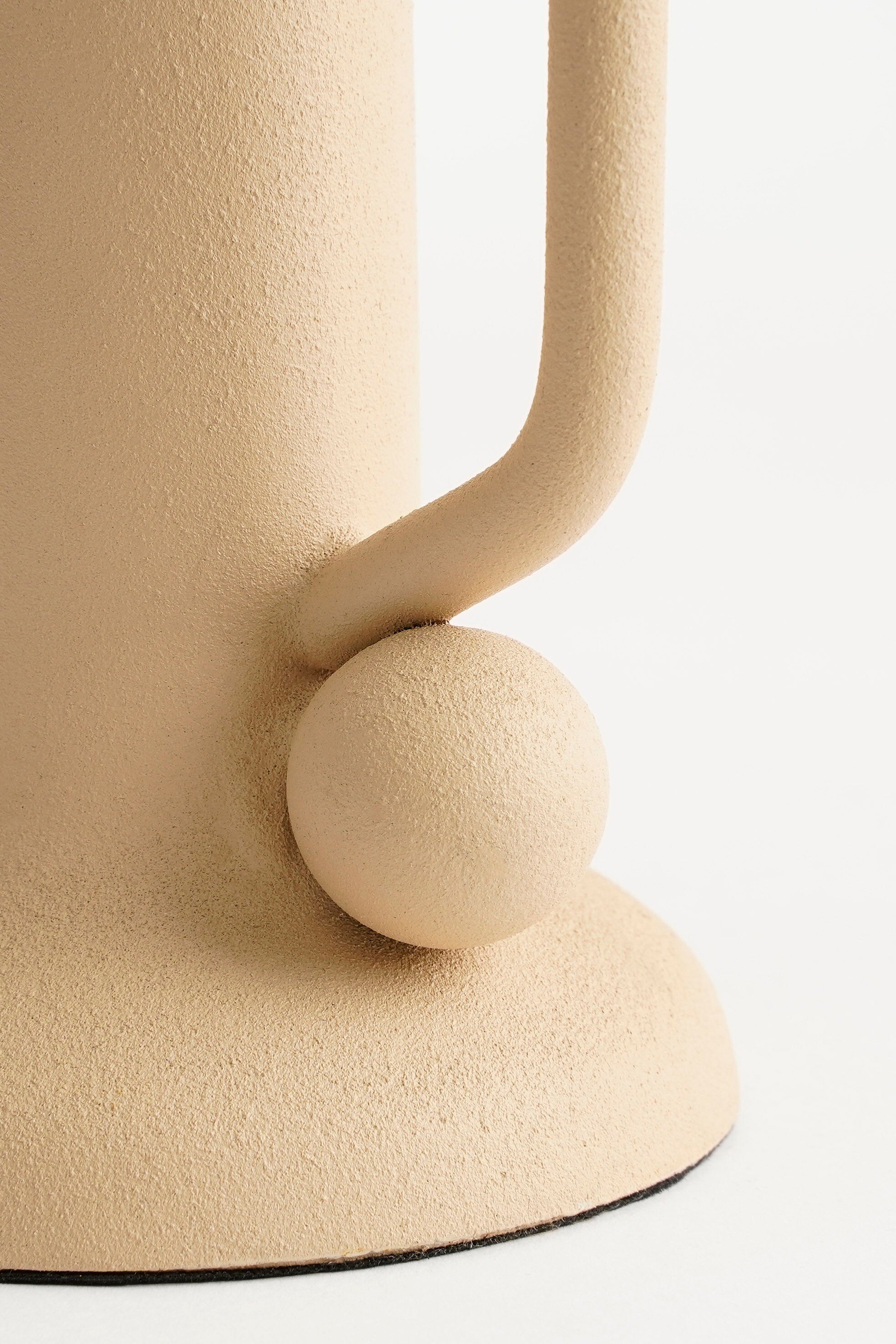 Mica Decorations Ula kandelaar beige - h12xd8cm