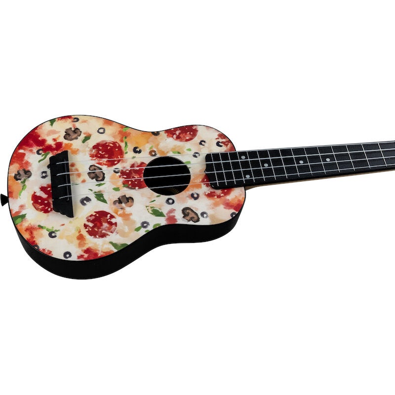 Flight Travel Series TUS40 Pizza sopraan ukelele met gigbag