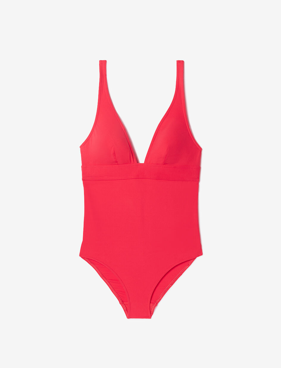Maillot de bain une pièce - rose vitamine