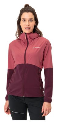 Veste Coupe-Vent Femme Vaude Tekoa Rouge