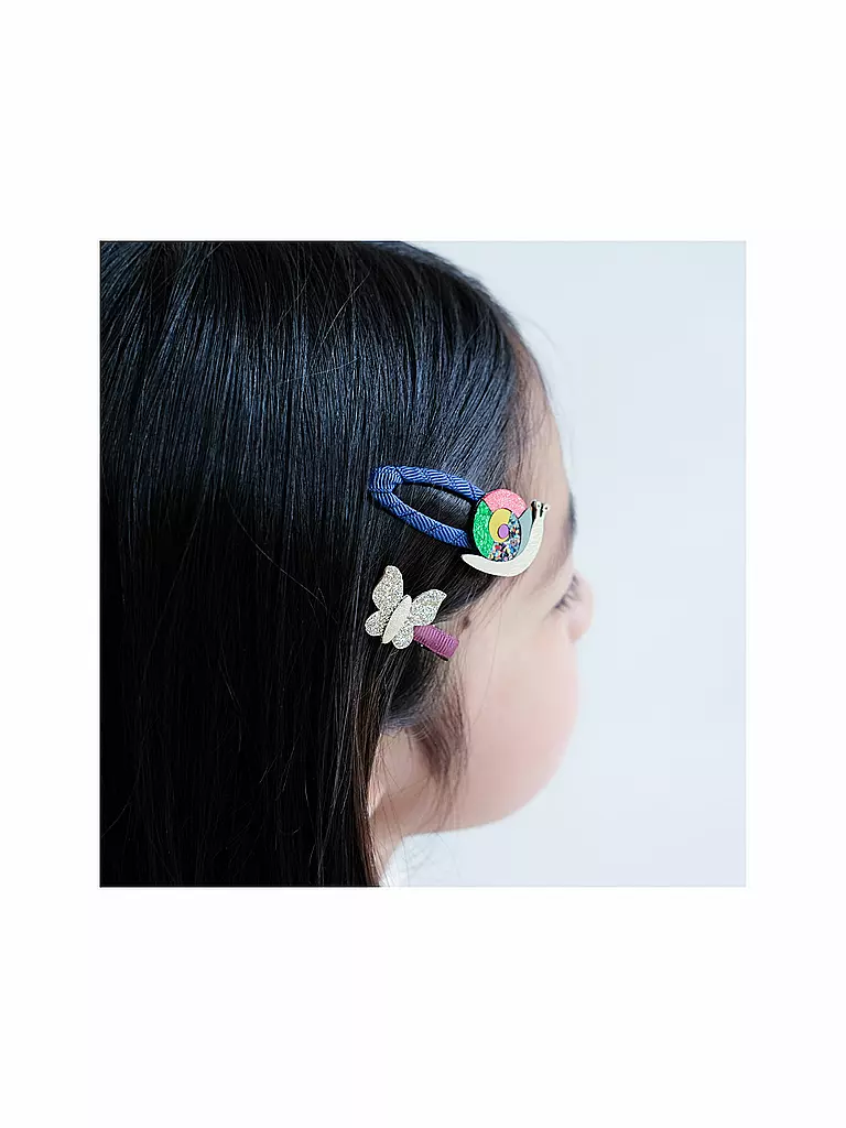 MIMI & LULA Haarspangen 4 Stück SUZIE SNAIL CLIPS Autumn Forest bunt