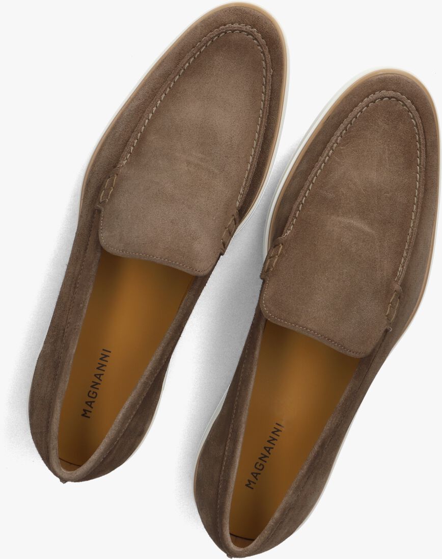 bruine magnanni loafers 25117