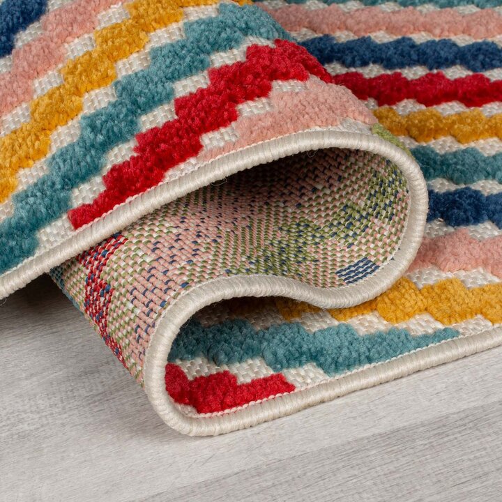 Binnen- en buitenkleed - Bayo Diamond Multicolor