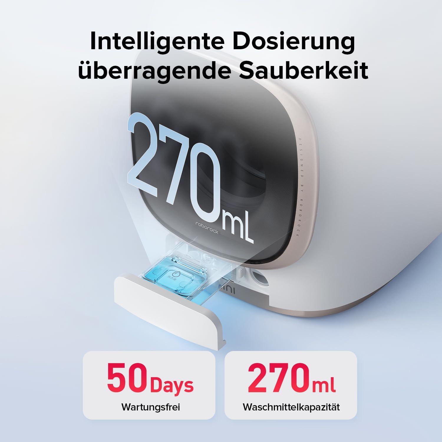 roborock Zeo Mini Waschtrockner / 1 kg Waschen & 0,5 kg Trocknen/Zeo-cycle Niedertemperatur-Trocknung/LintClear Selbstreinigungssystem/Intelligente Dosierung / 20+ Wasch- & Trockenprogramme