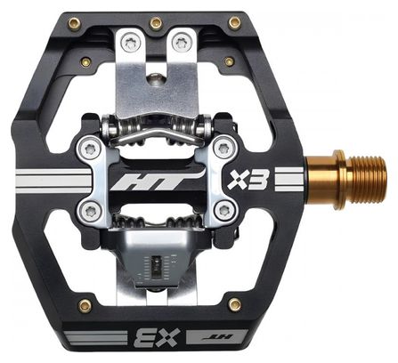 Paire de Pédales Automatiques HT Components X3T Noir