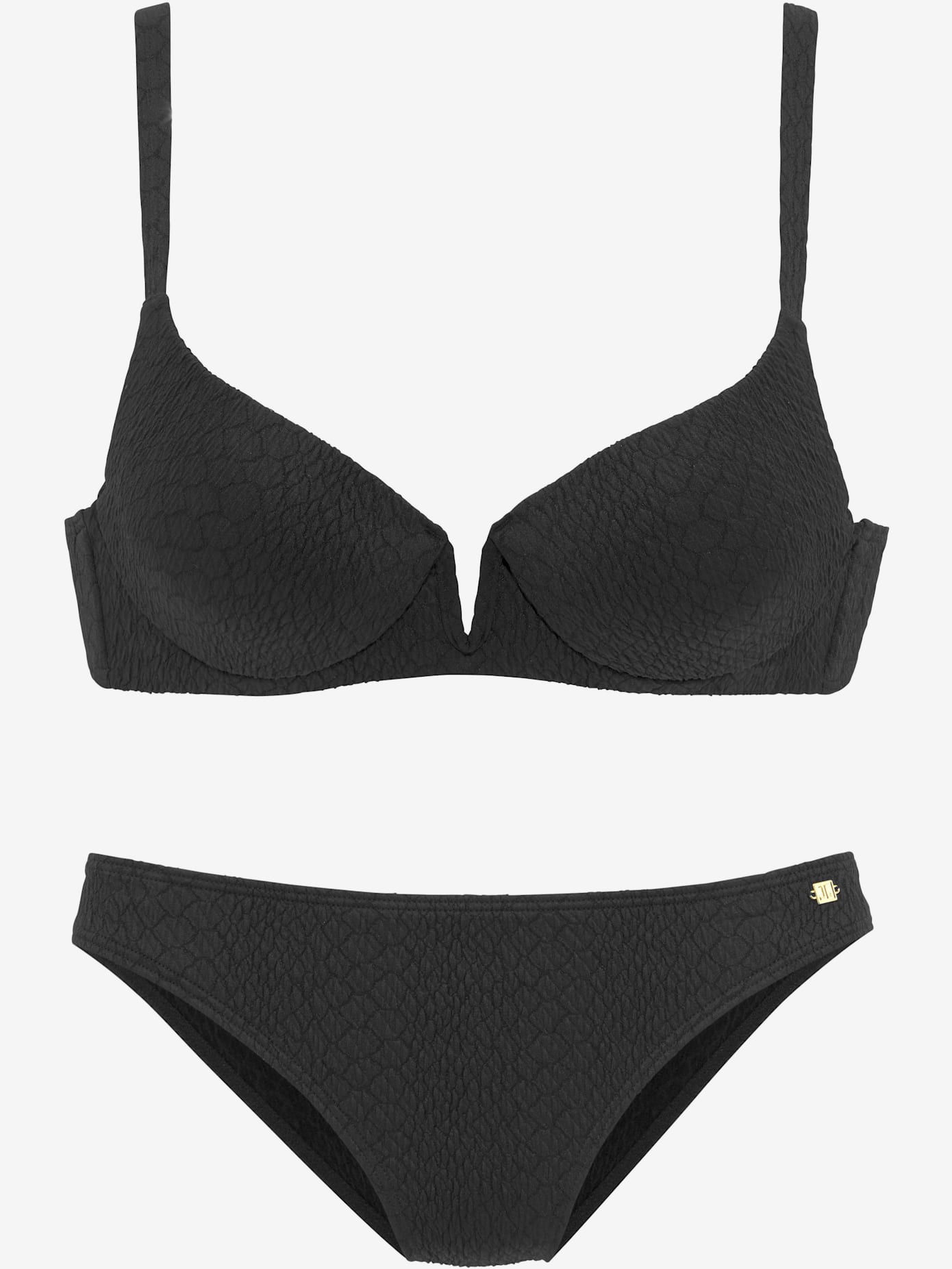 Maillot de bain à armatures qualité structurée élégante au look animal