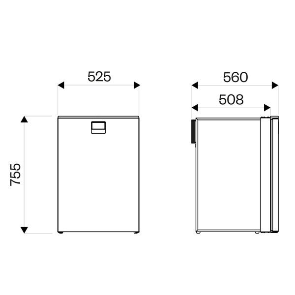 Réfrigérateur à compression Indel B Elite 130L
