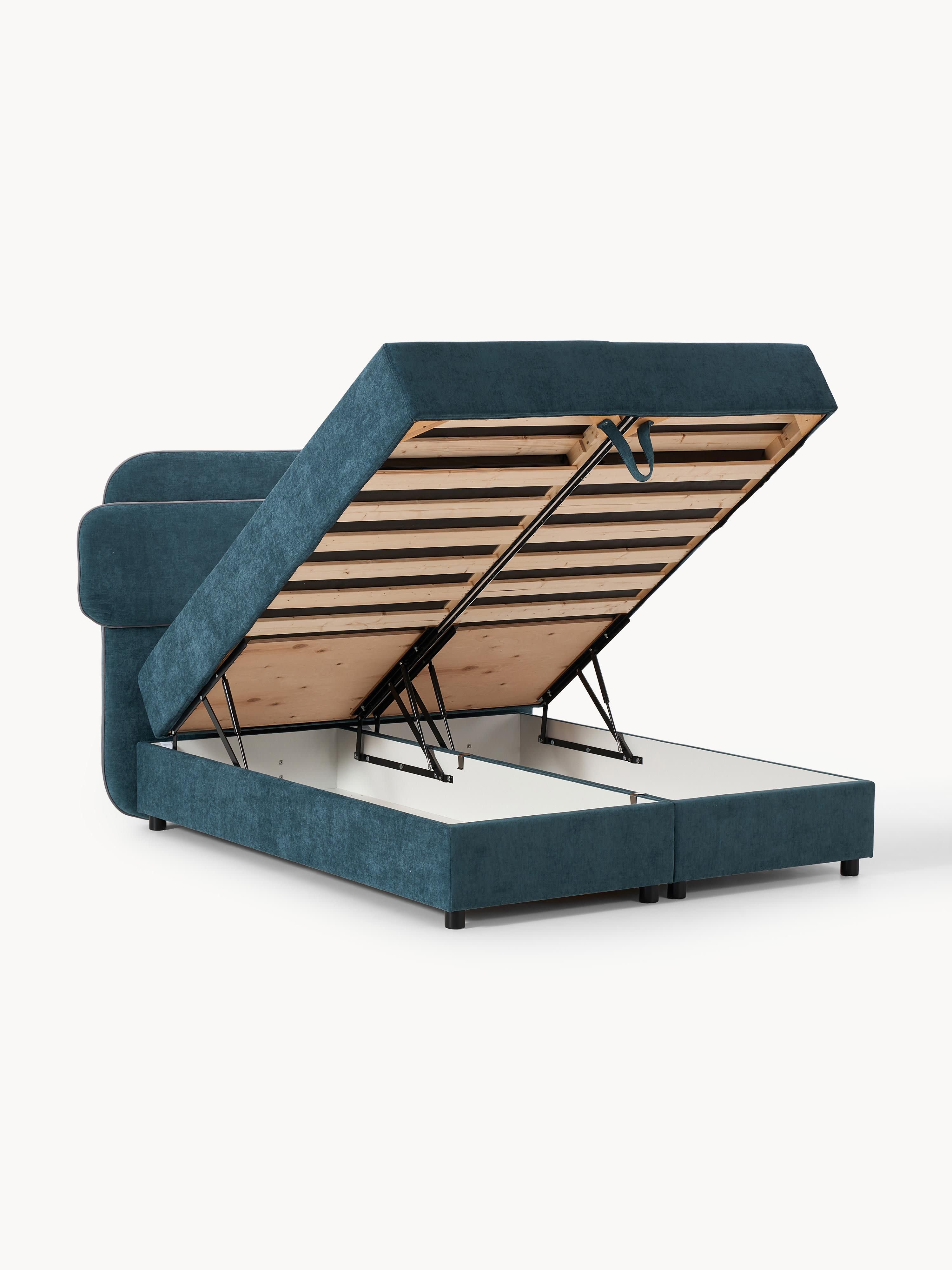 Boxspringbed Enrica met opbergruimte