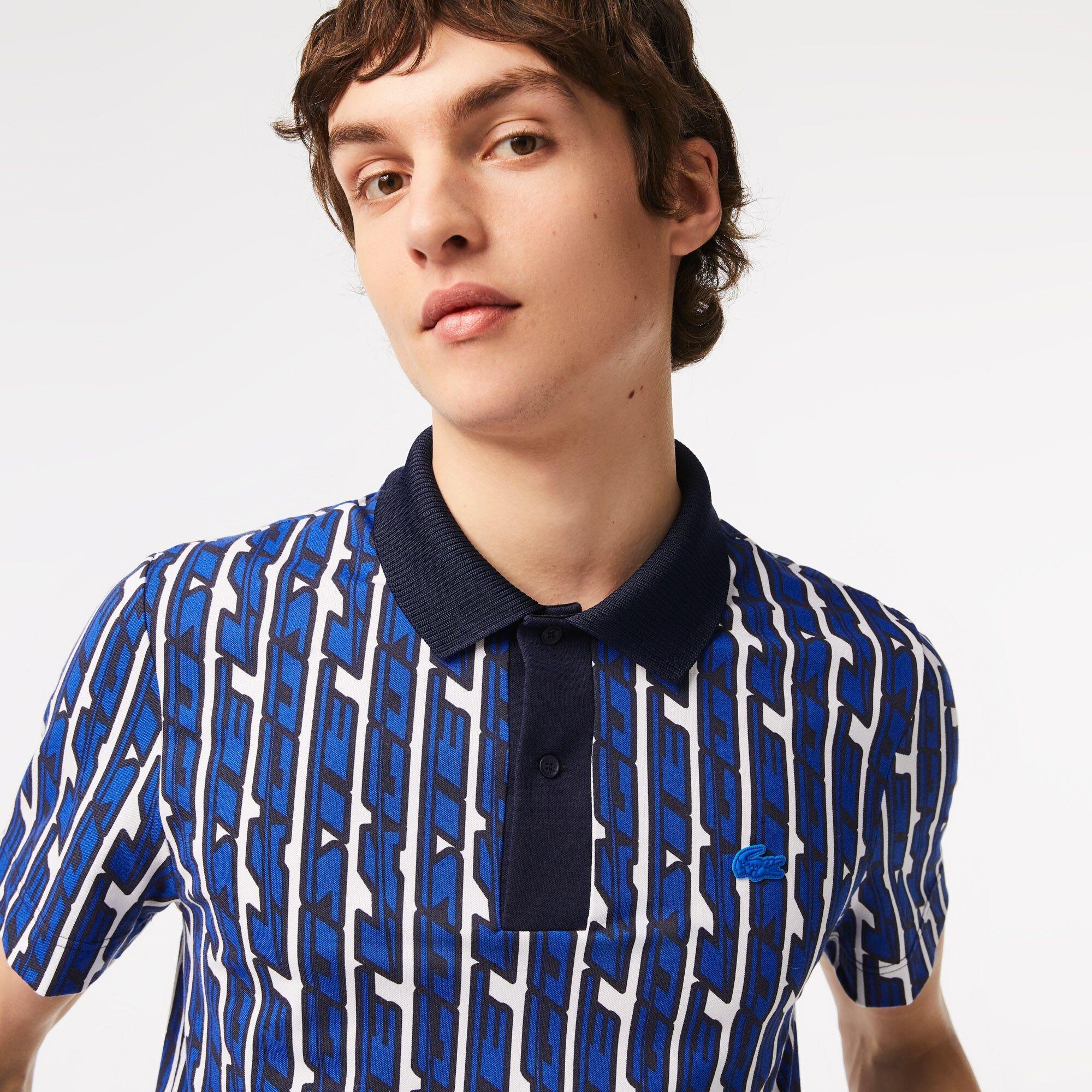 Lacoste Printed Polo Top