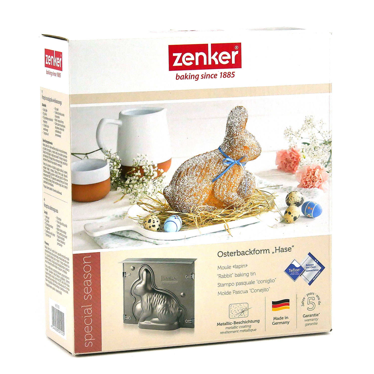 Moule pâtisserie 3D lapin de Pâques
