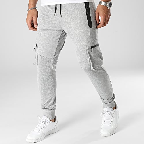 Pantalon Jogging Gris Chiné