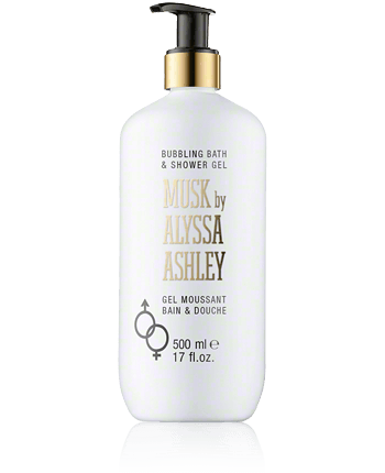 Alyssa Ashley Musk Bath & Shower Gel with Pump 500ml