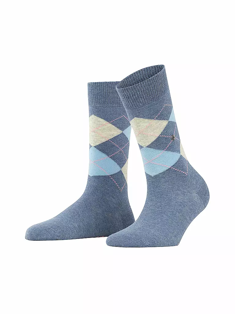 BURLINGTON Damen Socken 2er Pkg. BASIC GIFT BOX 36-41 sortiment blau