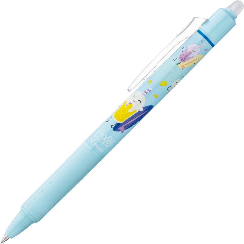 Stylo roller Pilot FriXion Clicker Pool Party - Pochette de 3