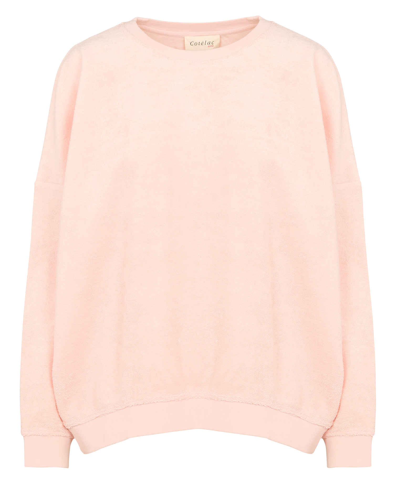 Sweat éponge en coton| Rouge